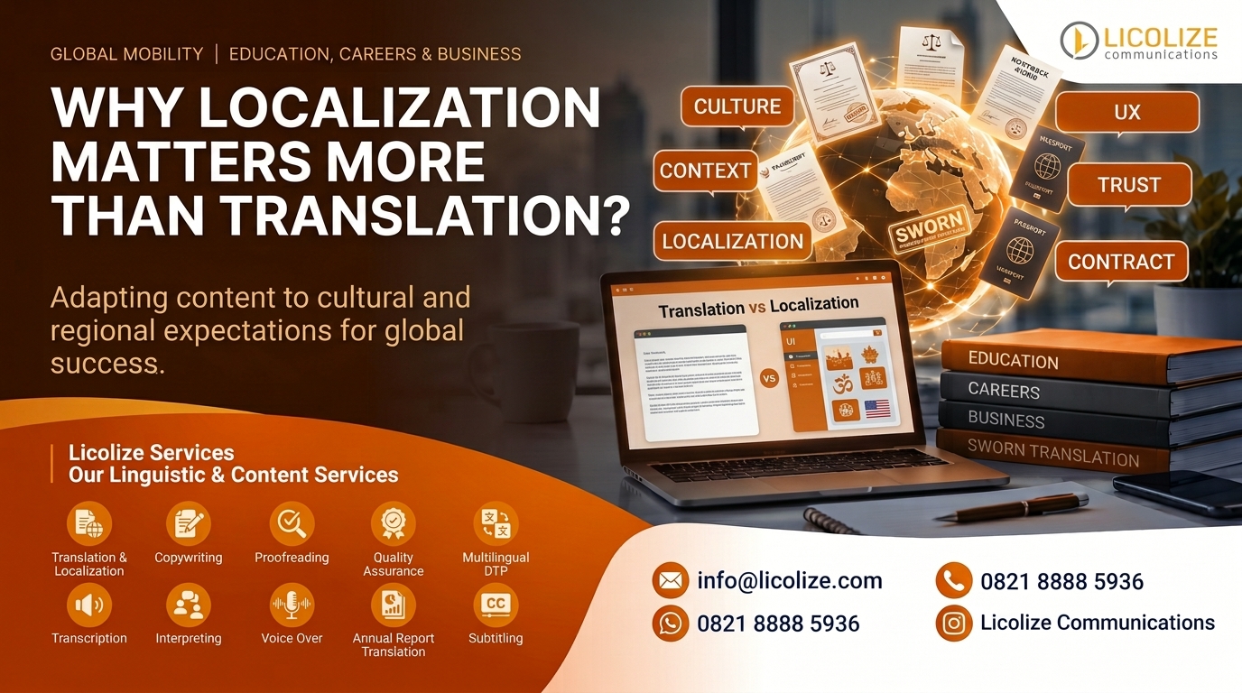Why Localization Matters More Than Translation?