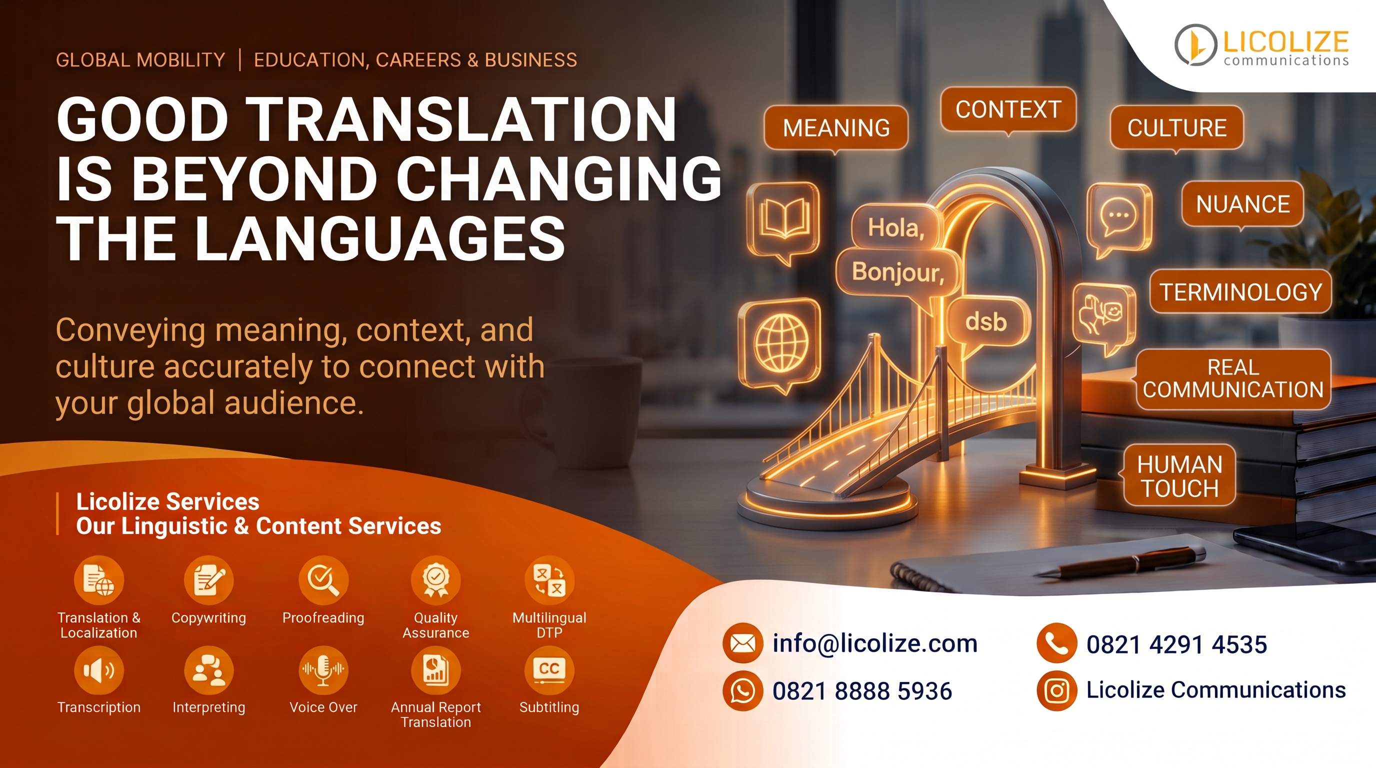 Good Translation Is Beyond Changing The Languages
