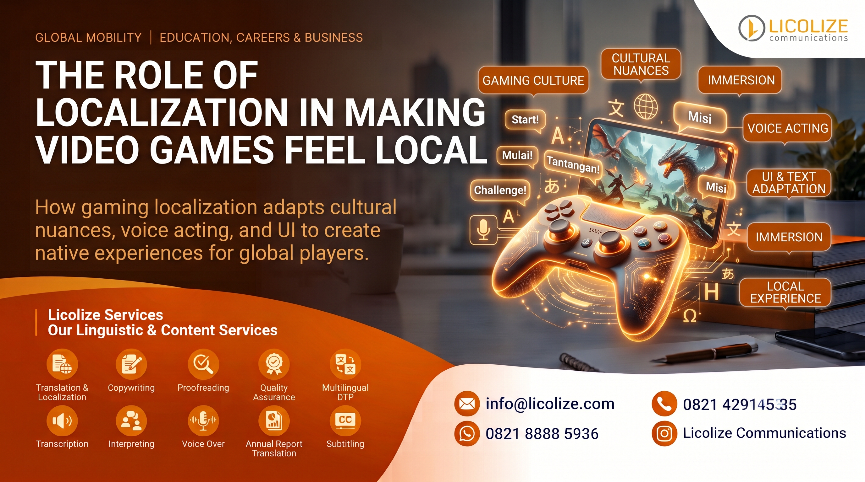 The Role of Localization in Making Video Games Feel Local