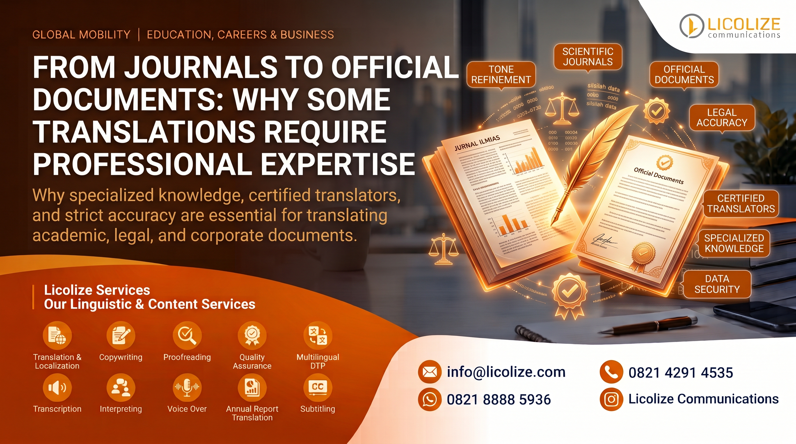 From Journals to Official Documents: Why Some Translations Require Professional Expertise