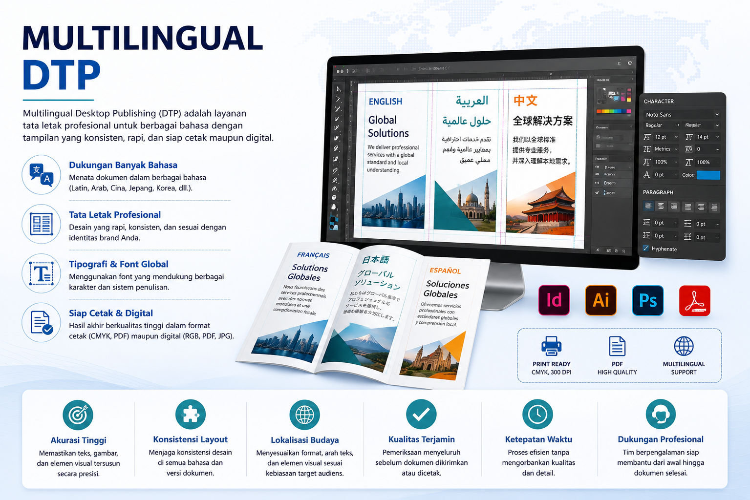 Multilingual DTP